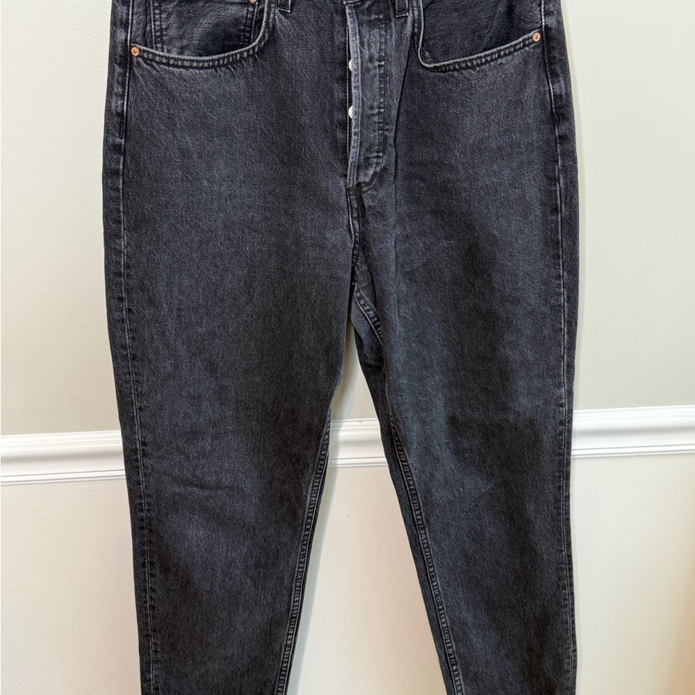 Aritzia Denim Forum Black Flare & Wide Leg Jeans
